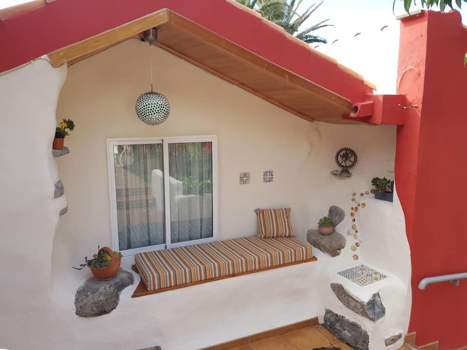 Ferienwohnung Hyggeland II - Oase Der Ruhe Im Palmendorf Tazo Vallehermoso Exterior foto