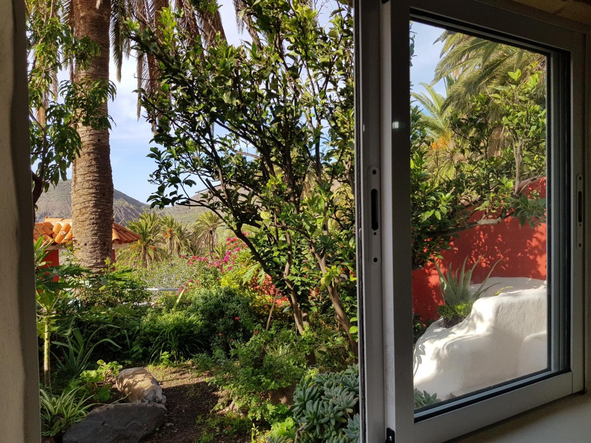 Ferienwohnung Hyggeland II - Oase Der Ruhe Im Palmendorf Tazo Vallehermoso Exterior foto